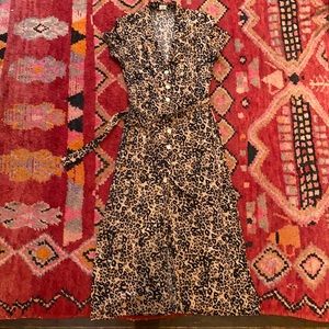 Wilfred Leopard Print Shirt Dress